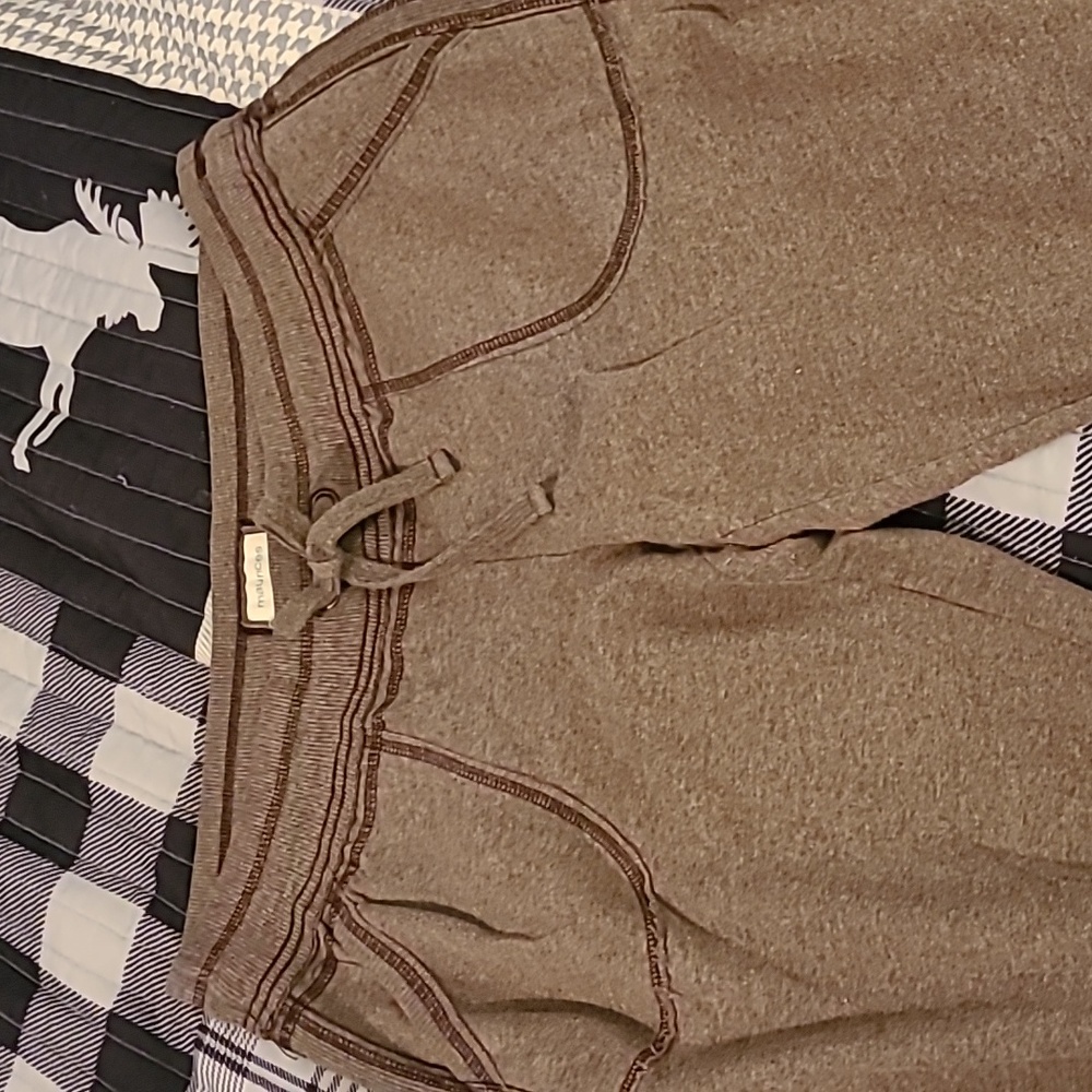 Brown sweat pants